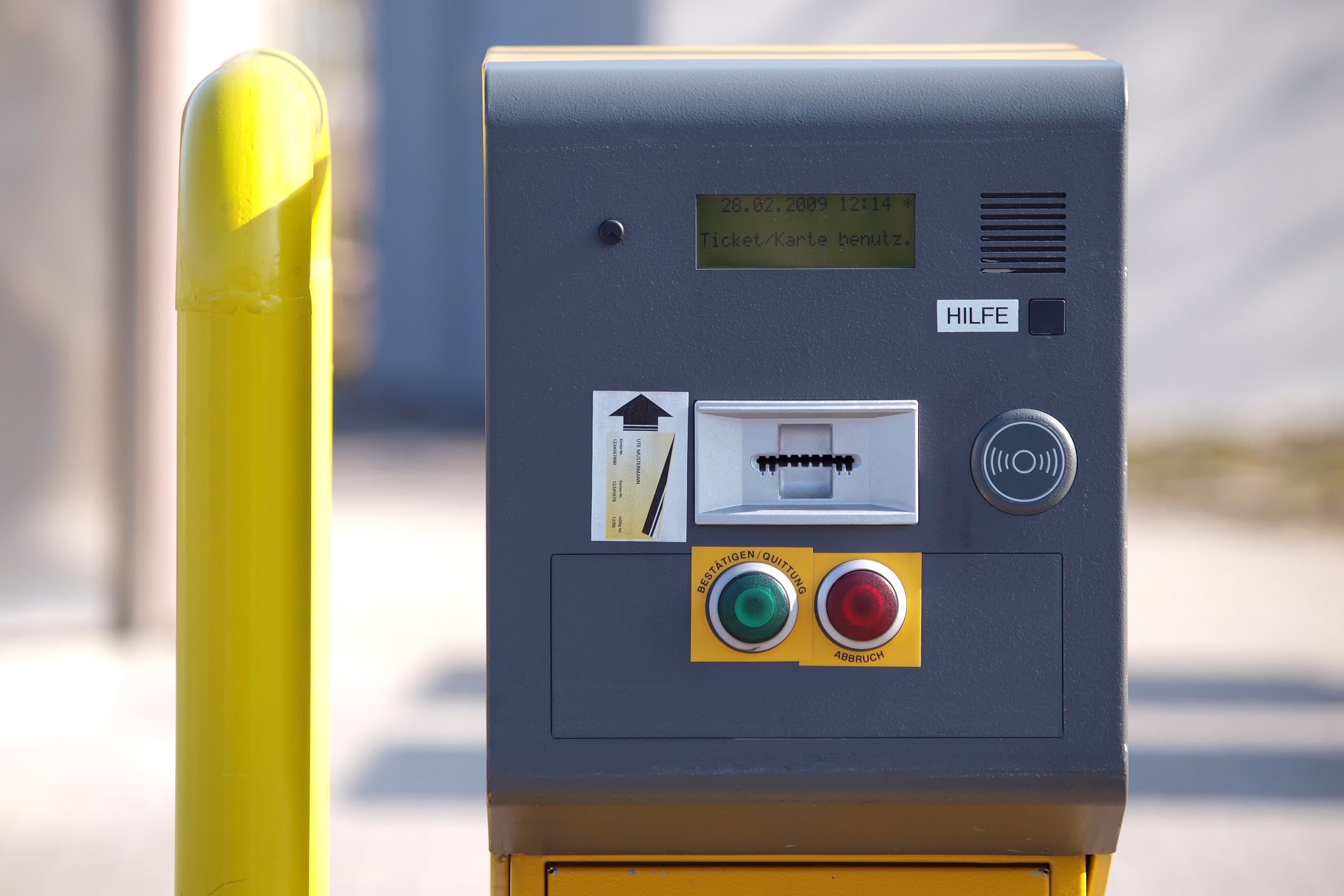 parkscheinautomat bedienen