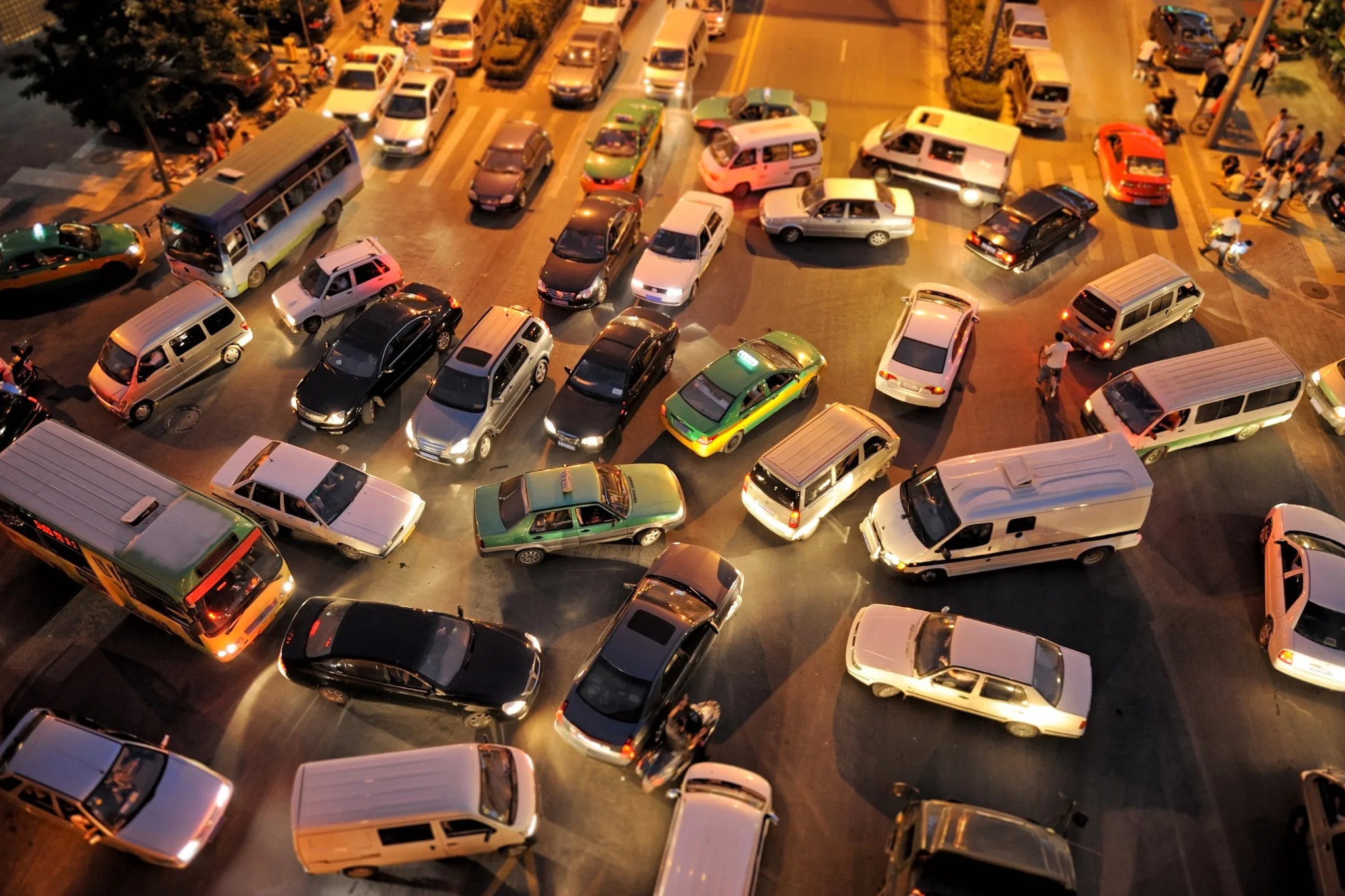 unklare Verkehrslage