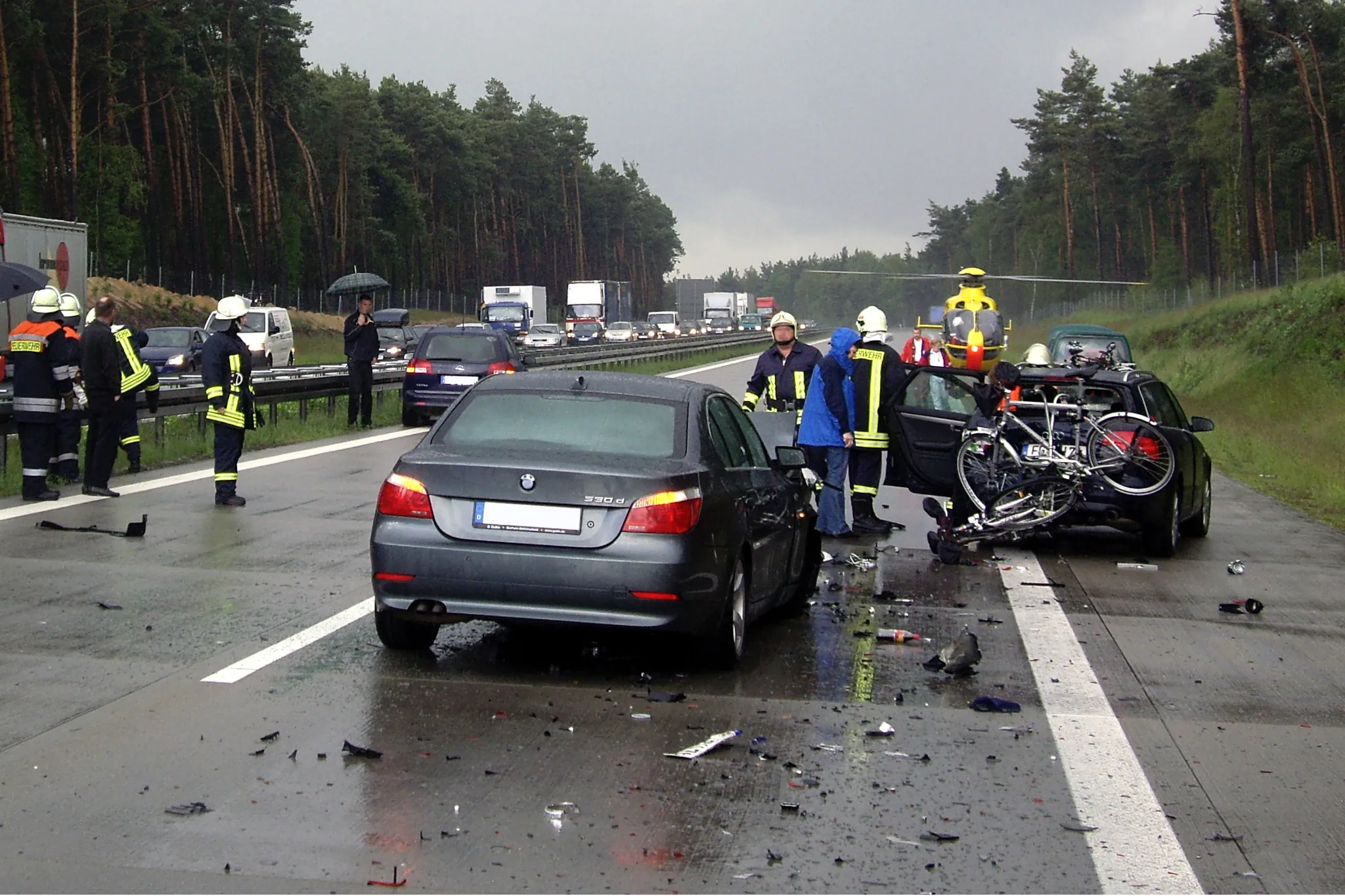 Autobahn Unfall