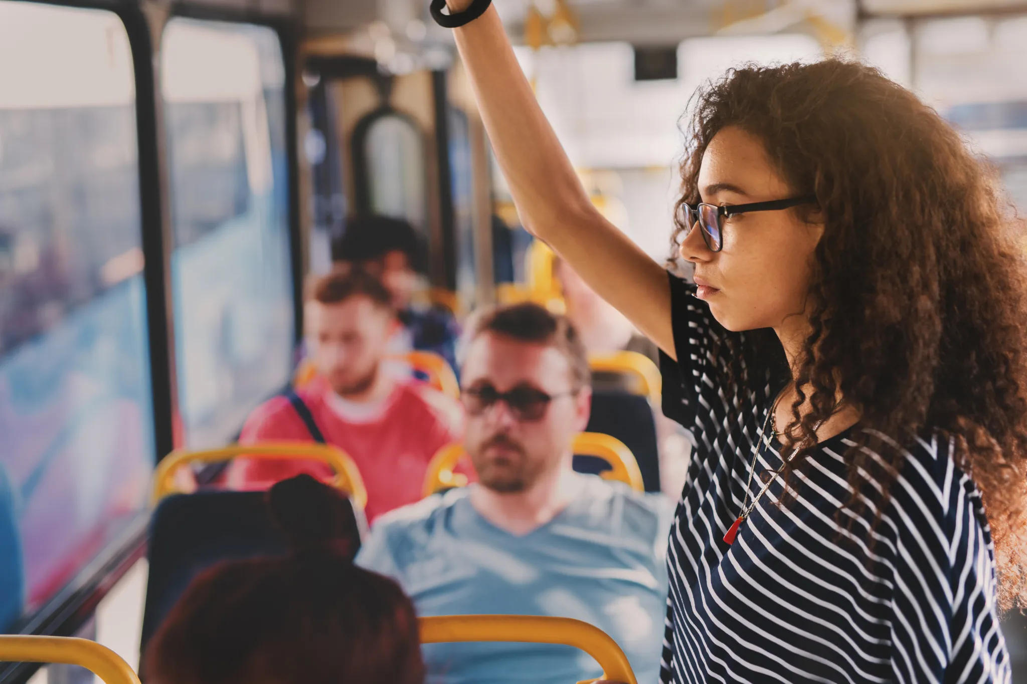 Überfüllte Busse