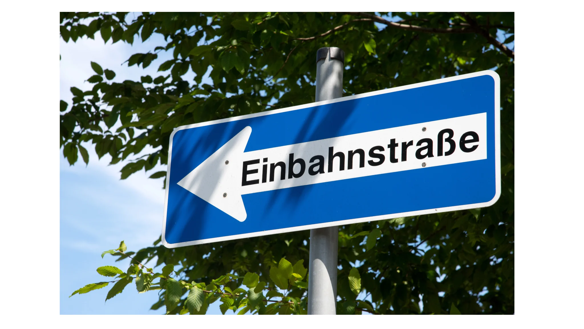 Einbahnstraße