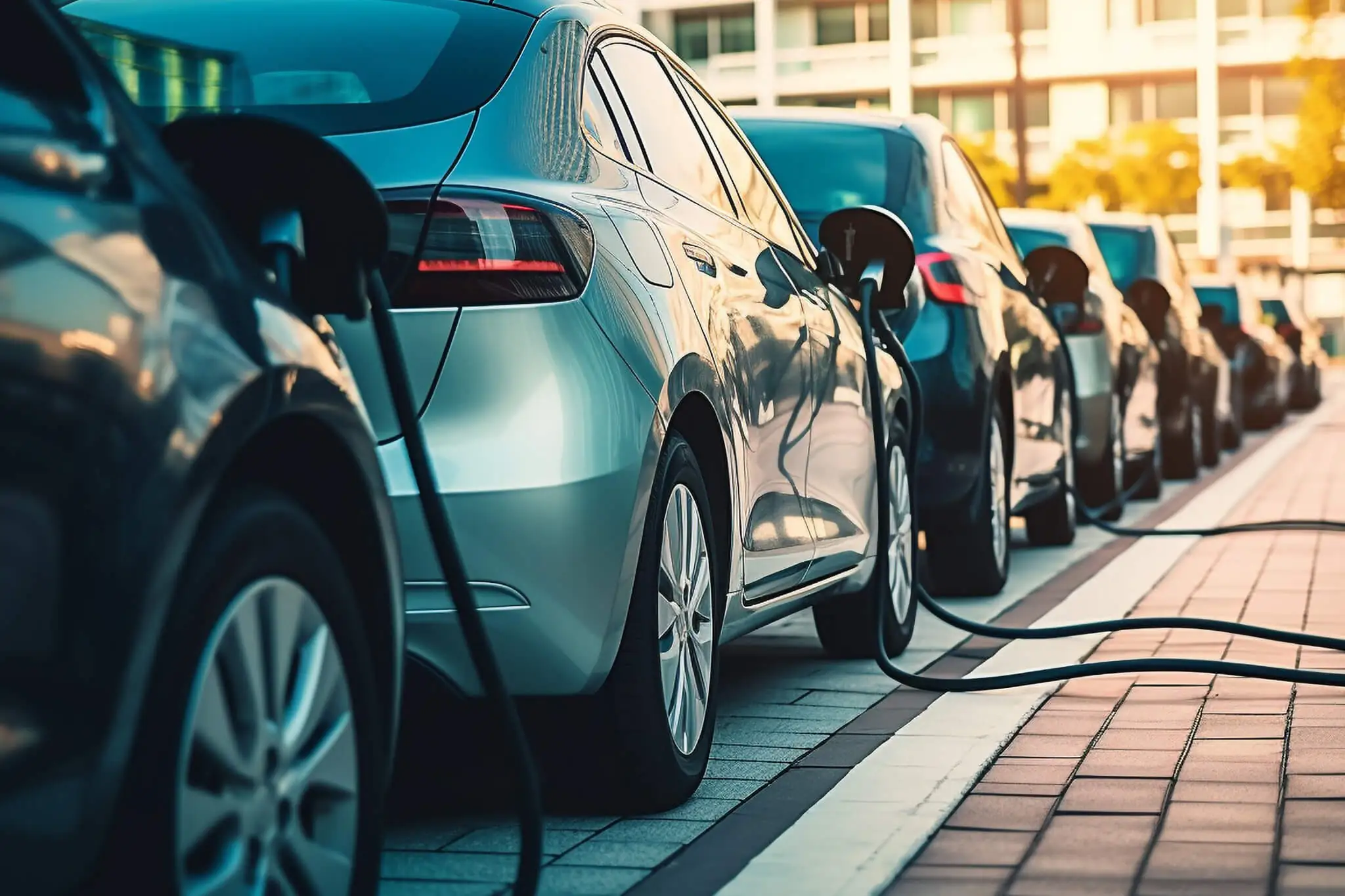 Elektroauto mit Anhänger