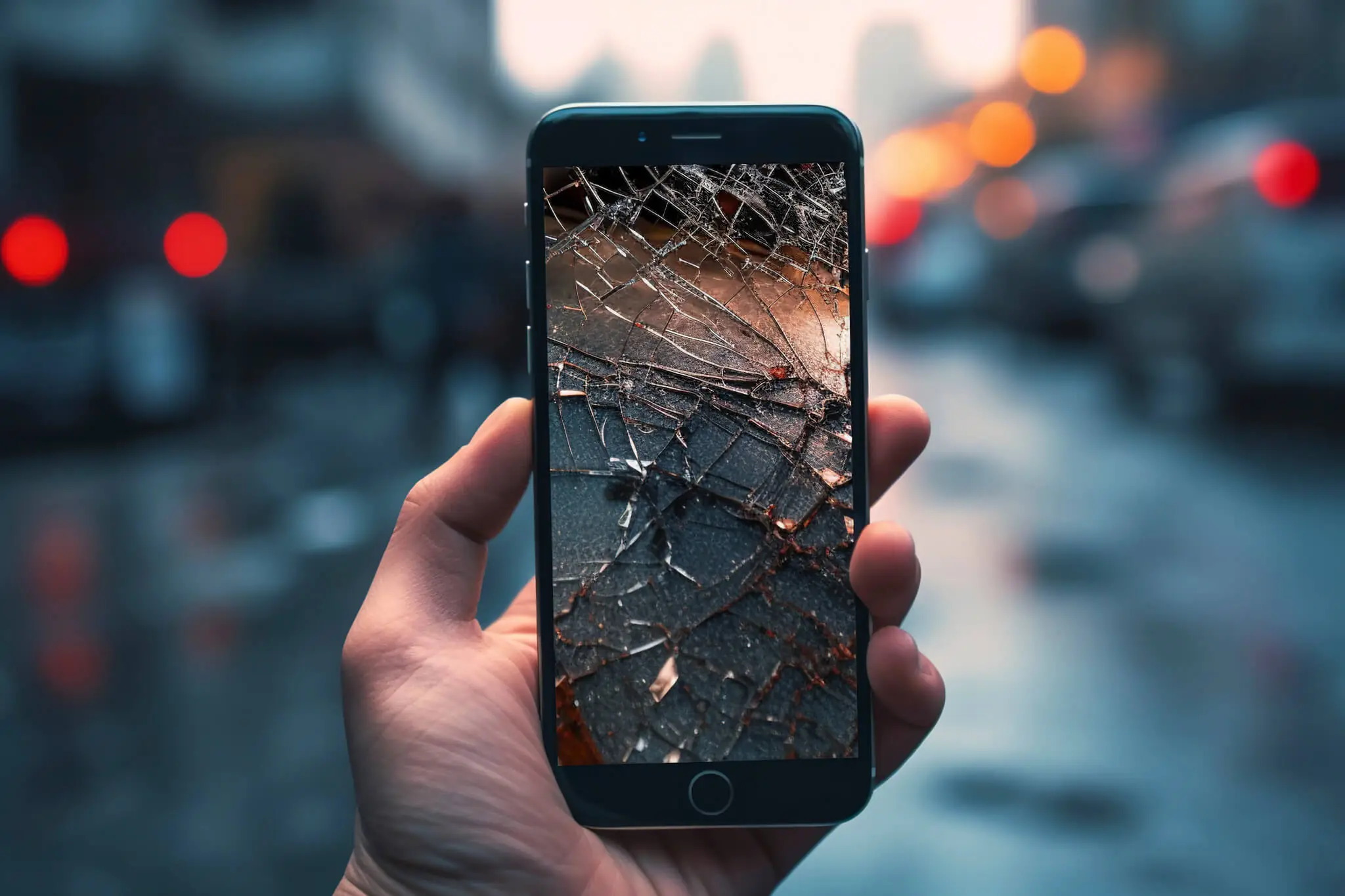 Handy runtergefallen Versicherung, Display kaputt