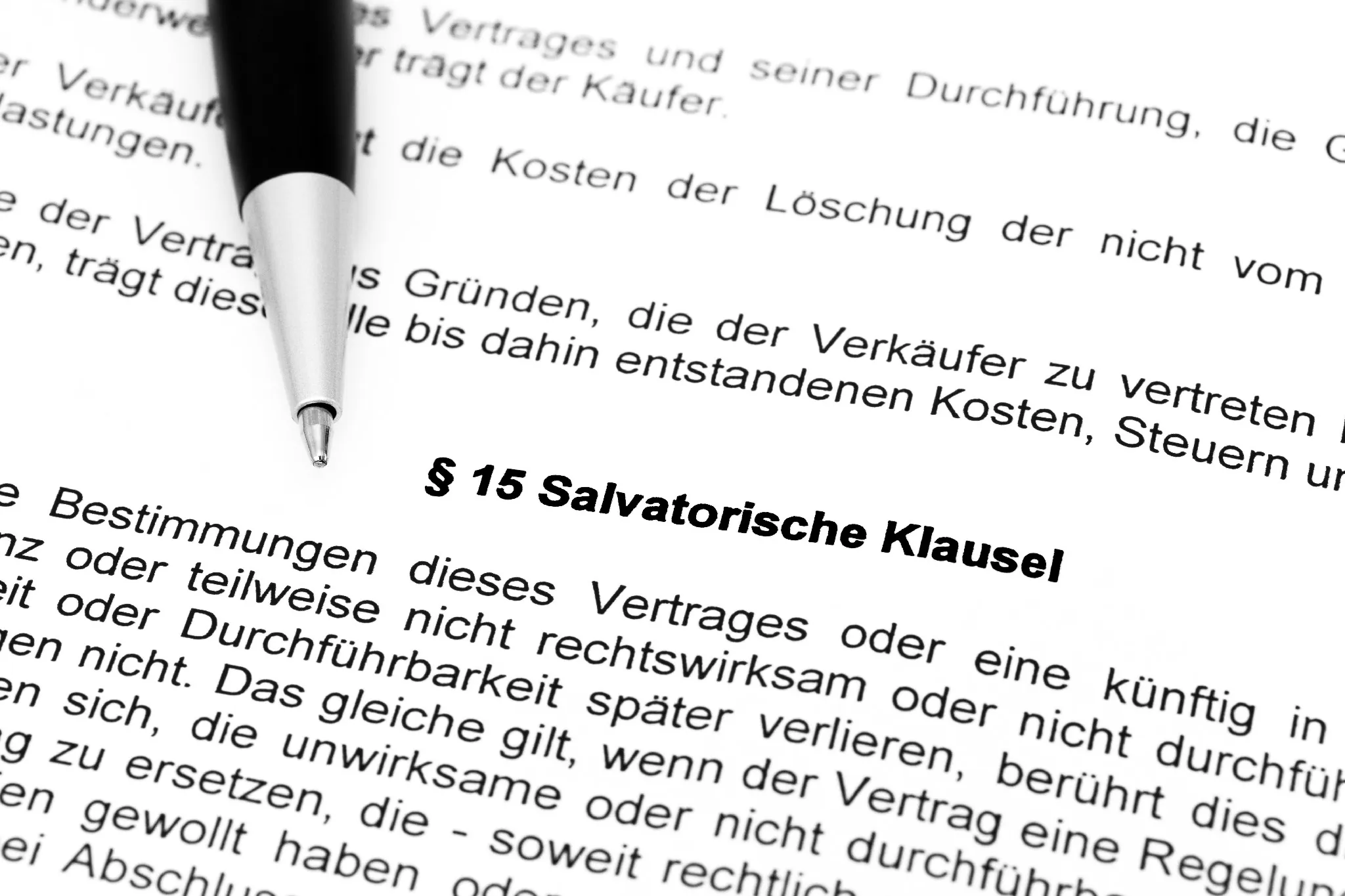 salvatorische klausel