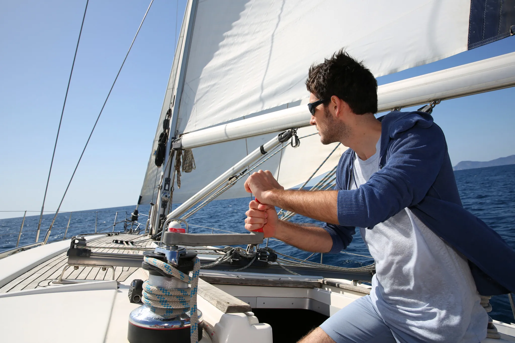 Skipperhaftpflicht: Skipper auf Boot