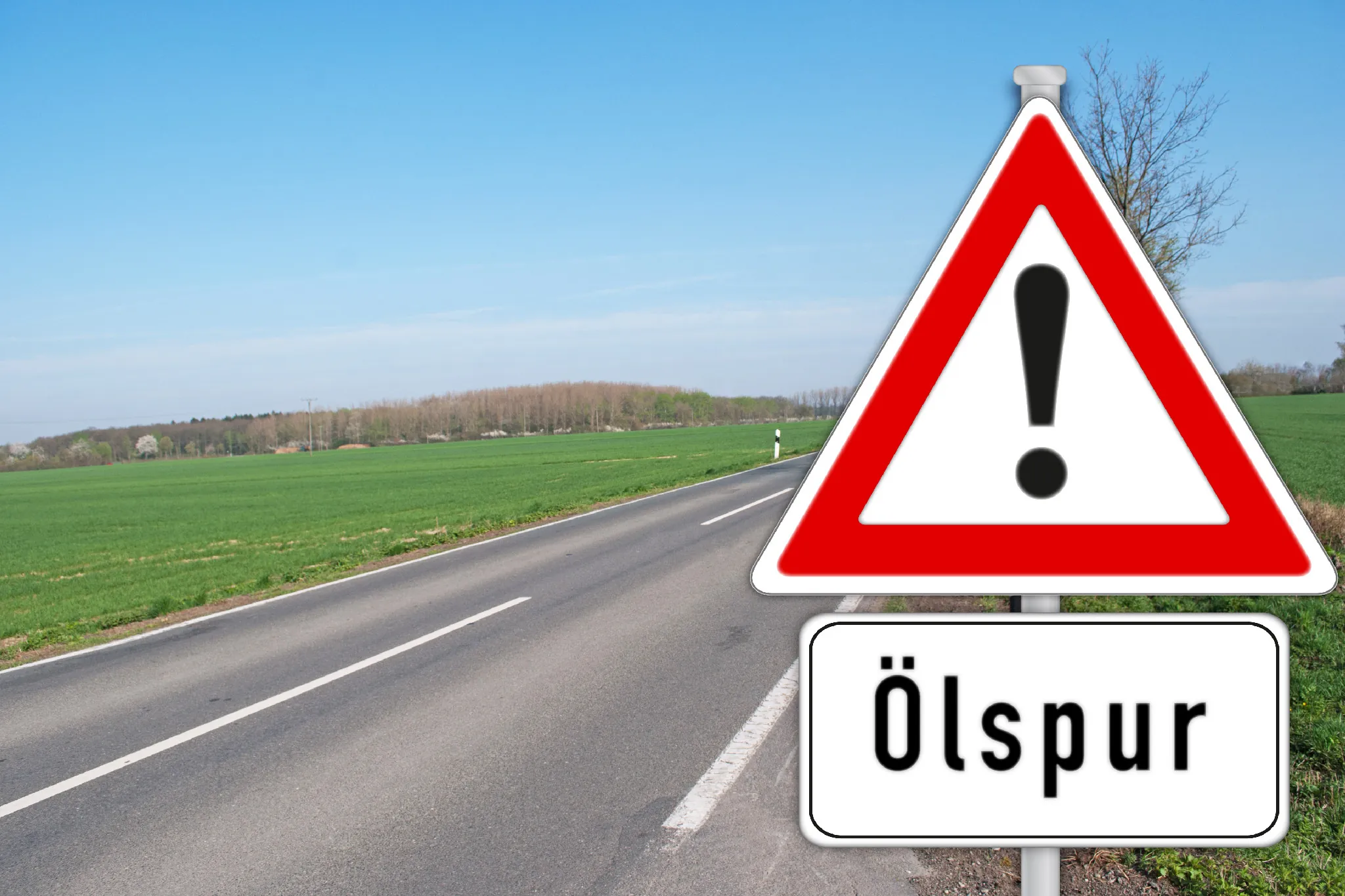 oelspur schild